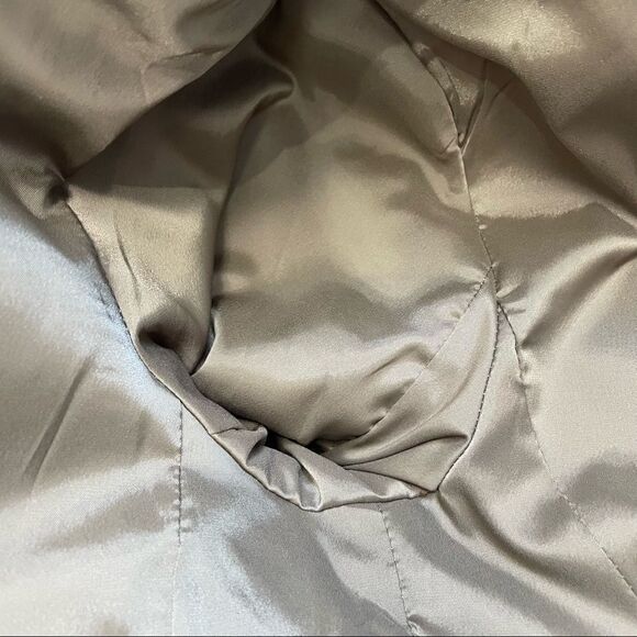 Theory Tan Single Button Cotton Blend Blazer Sz - Picture 11 of 13